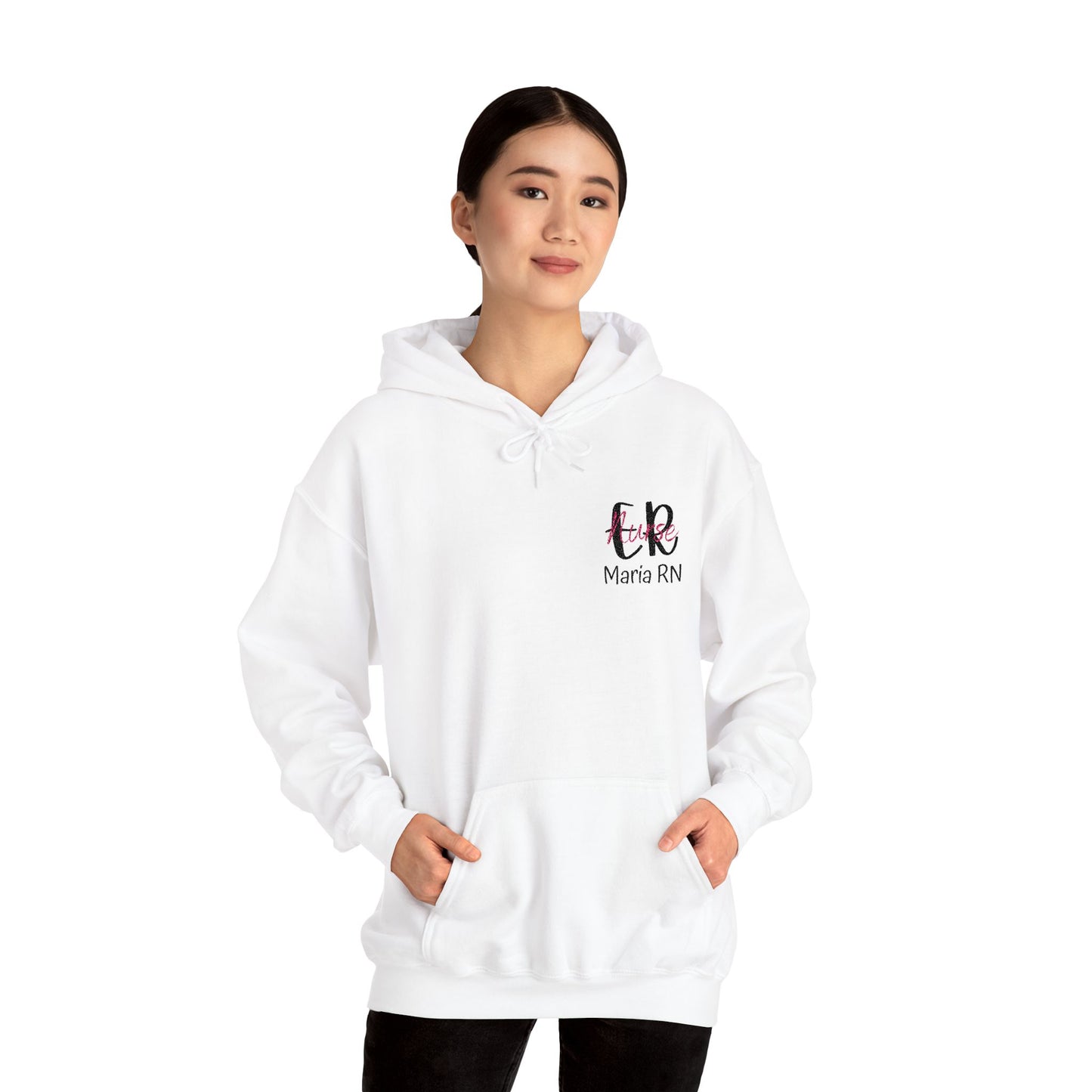 Personalized ER Nurse Hooded Sweatshirt