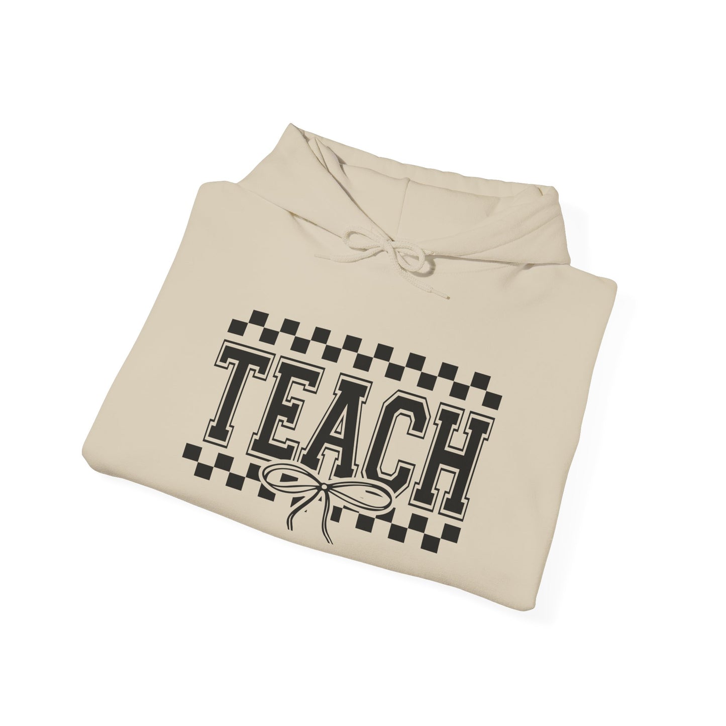 Teach Hoodie Sweatshirt for Educators, Personalized Teacher Gift, Cozy Classroom Wear, Back to School Apparel, Cute Teaching Top