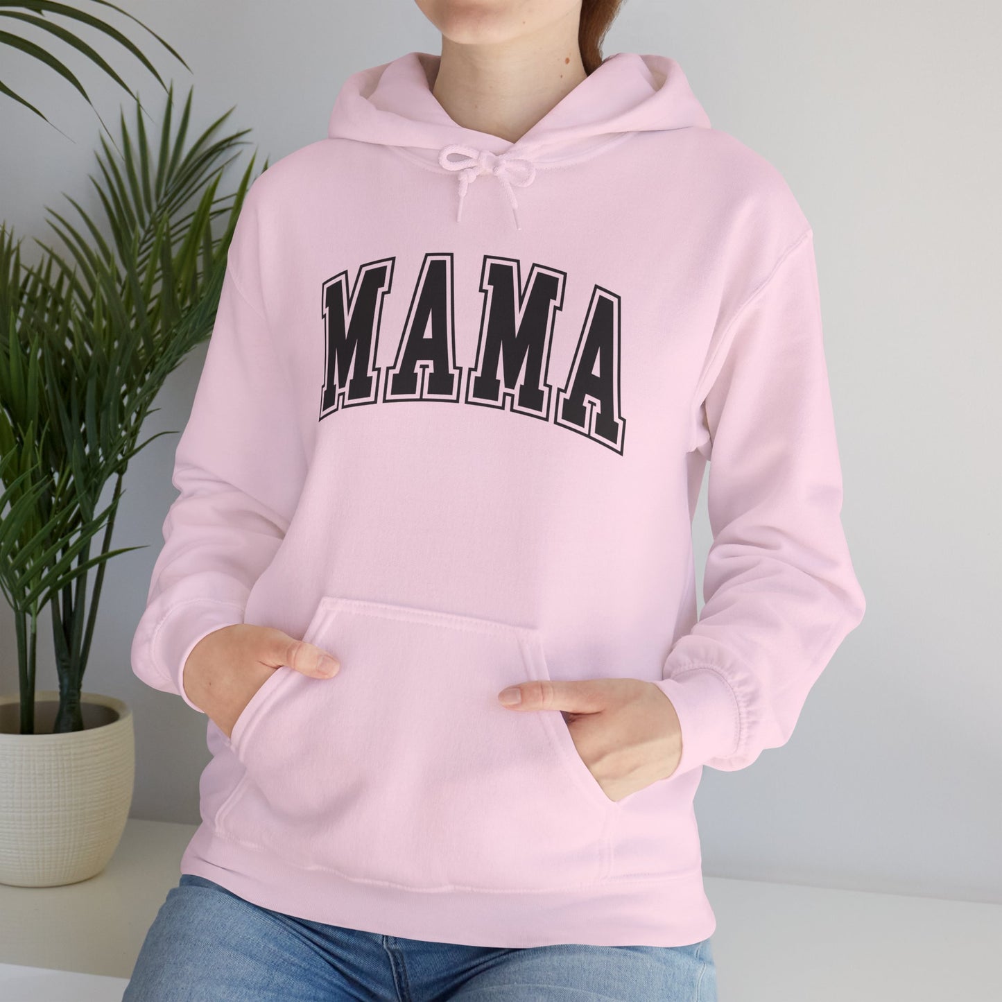 Mama Heavy Blend Hoodie - Cozy Mother's Day Gift, Perfect for Family Gatherings, Birthday, Casual Wear, Mom Life