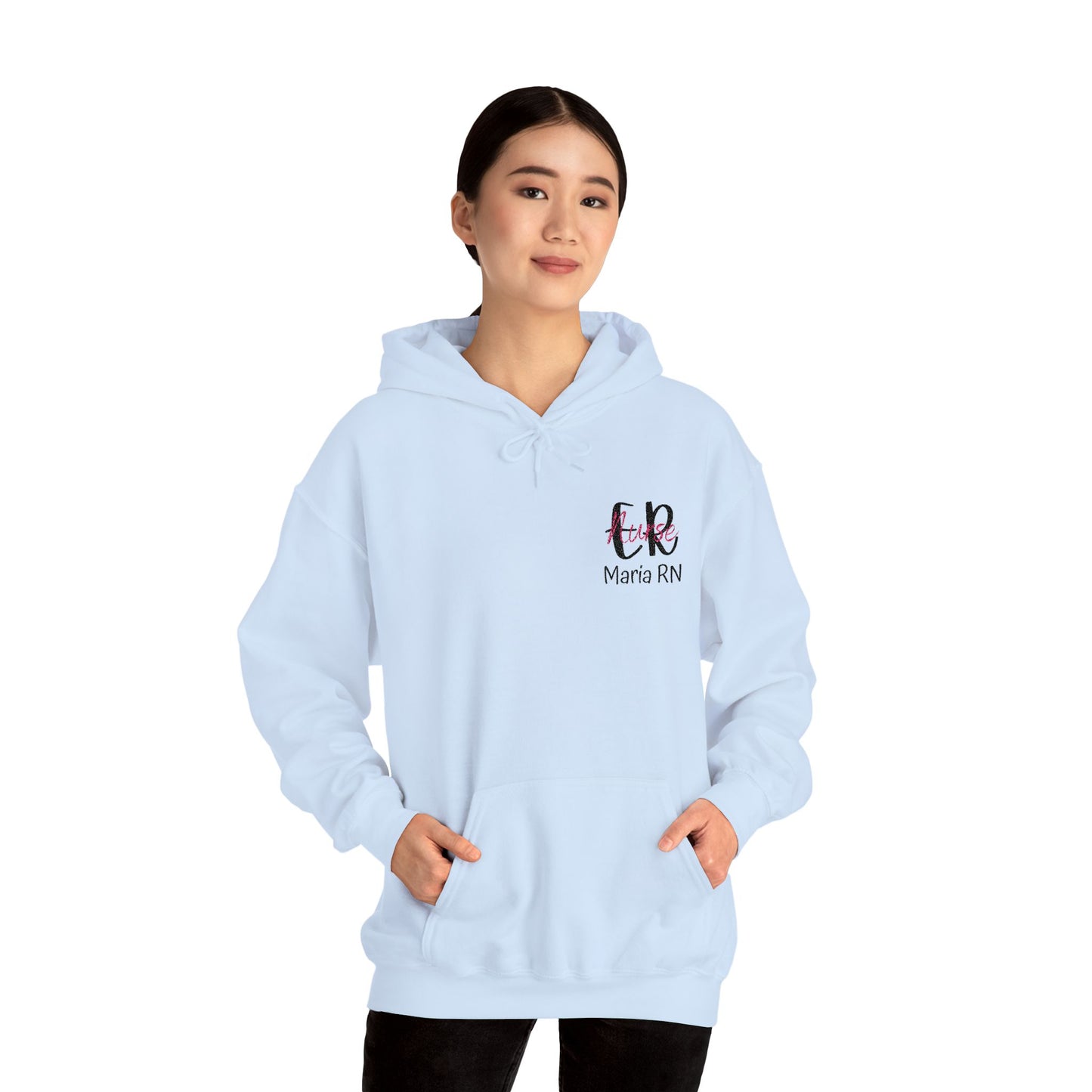 Personalized ER Nurse Hooded Sweatshirt