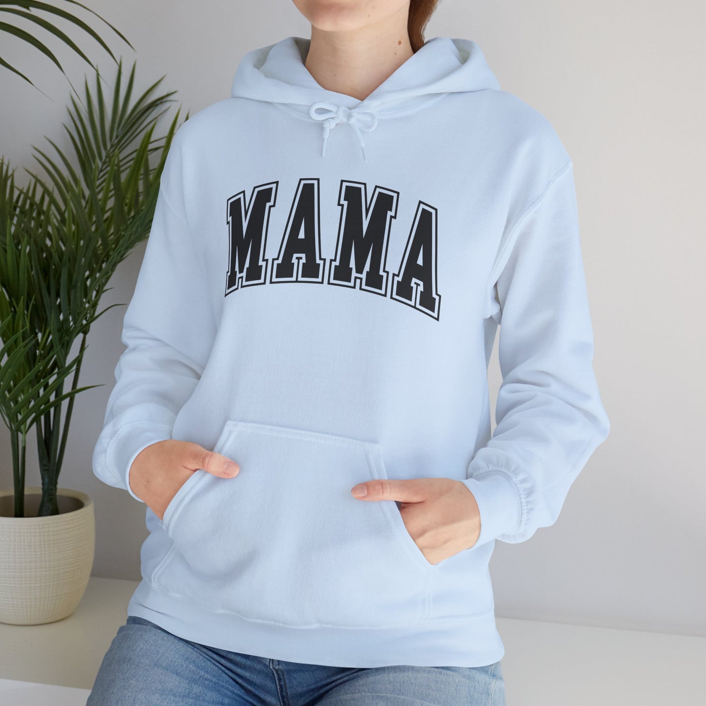 Mama Heavy Blend Hoodie - Cozy Mother's Day Gift, Perfect for Family Gatherings, Birthday, Casual Wear, Mom Life