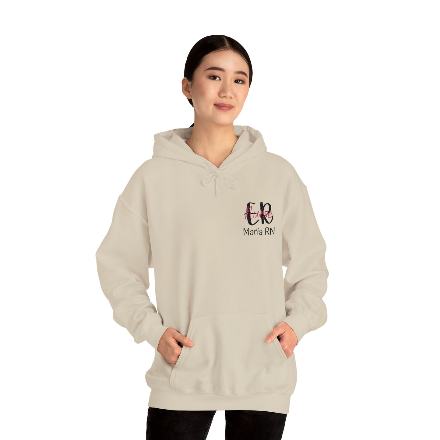 Personalized ER Nurse Hooded Sweatshirt