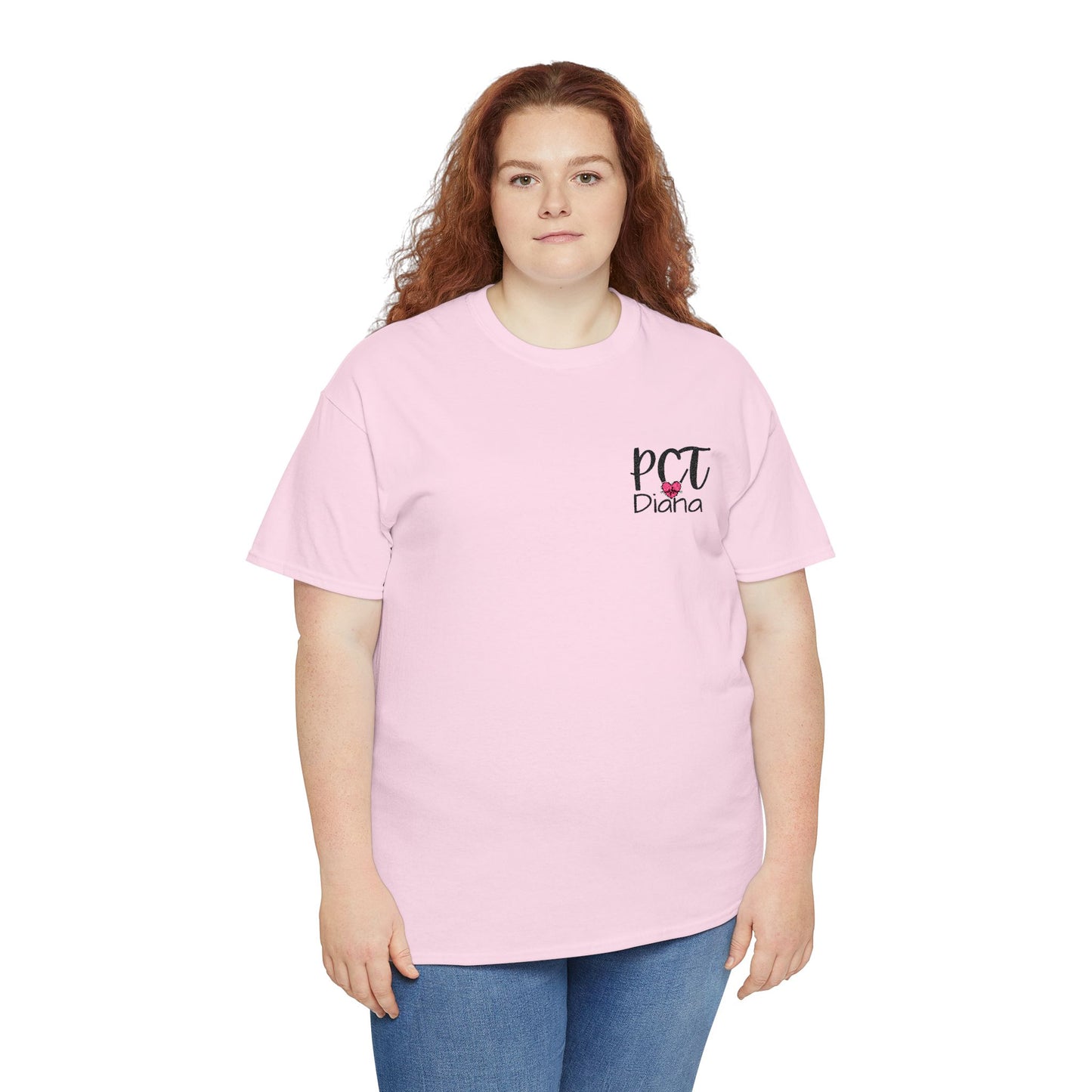 Patient Care Tech Tee - Personalized Unisex Heavy Cotton T-Shirt