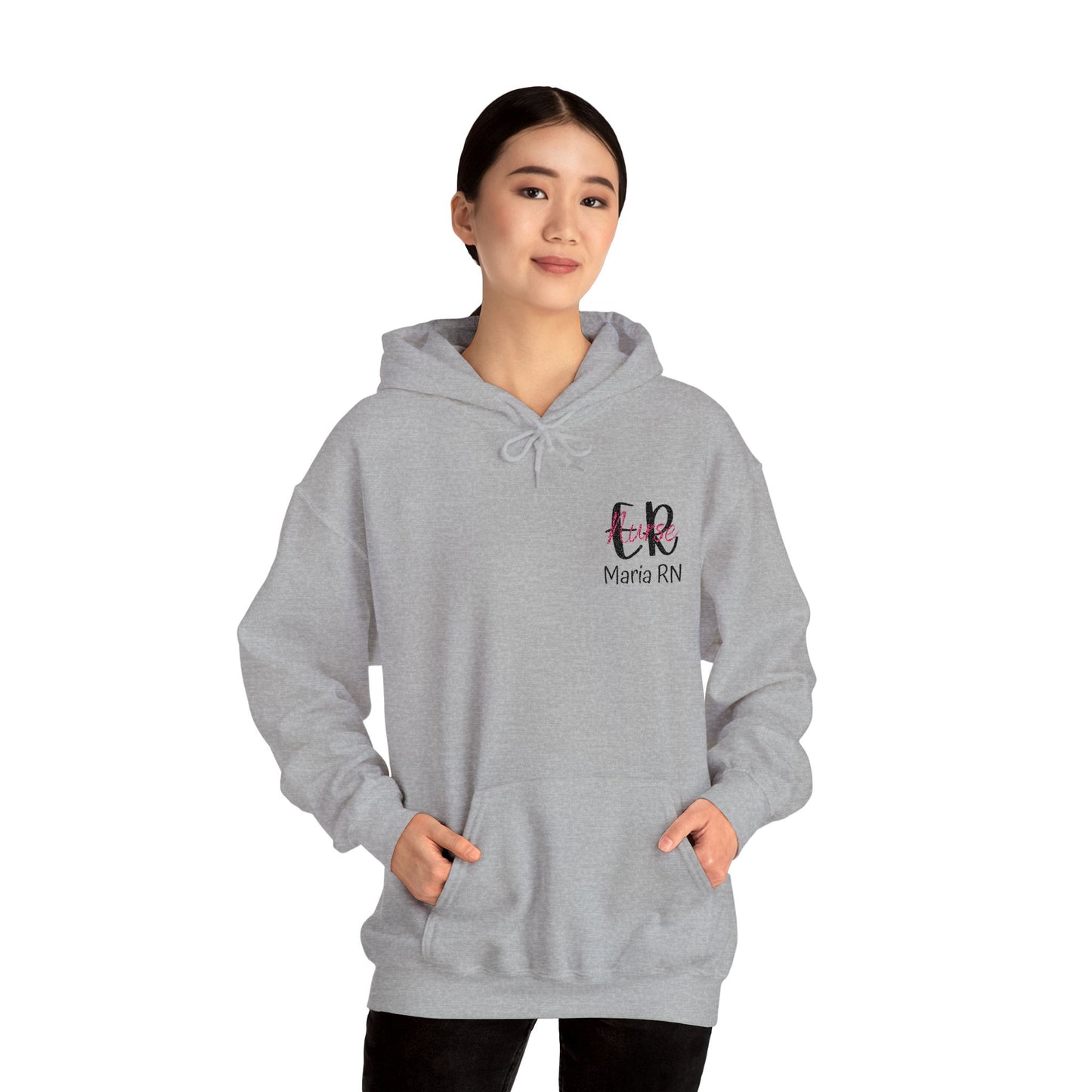Personalized ER Nurse Hooded Sweatshirt