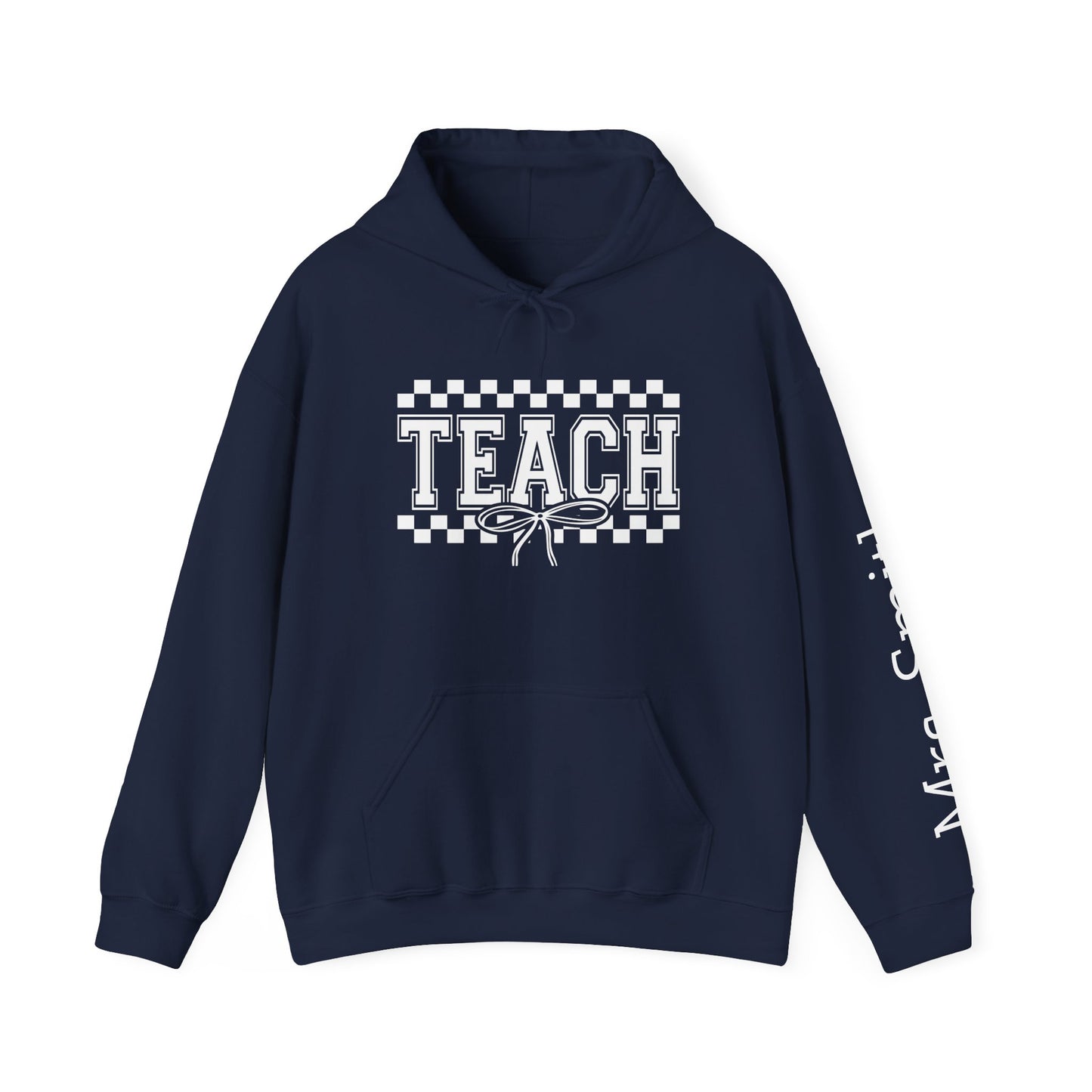 Teachers Hoodie Sweatshirt for Educators, Personalized Teacher Gift, Cozy Classroom Wear, Back to School Apparel, Cute Teaching Top