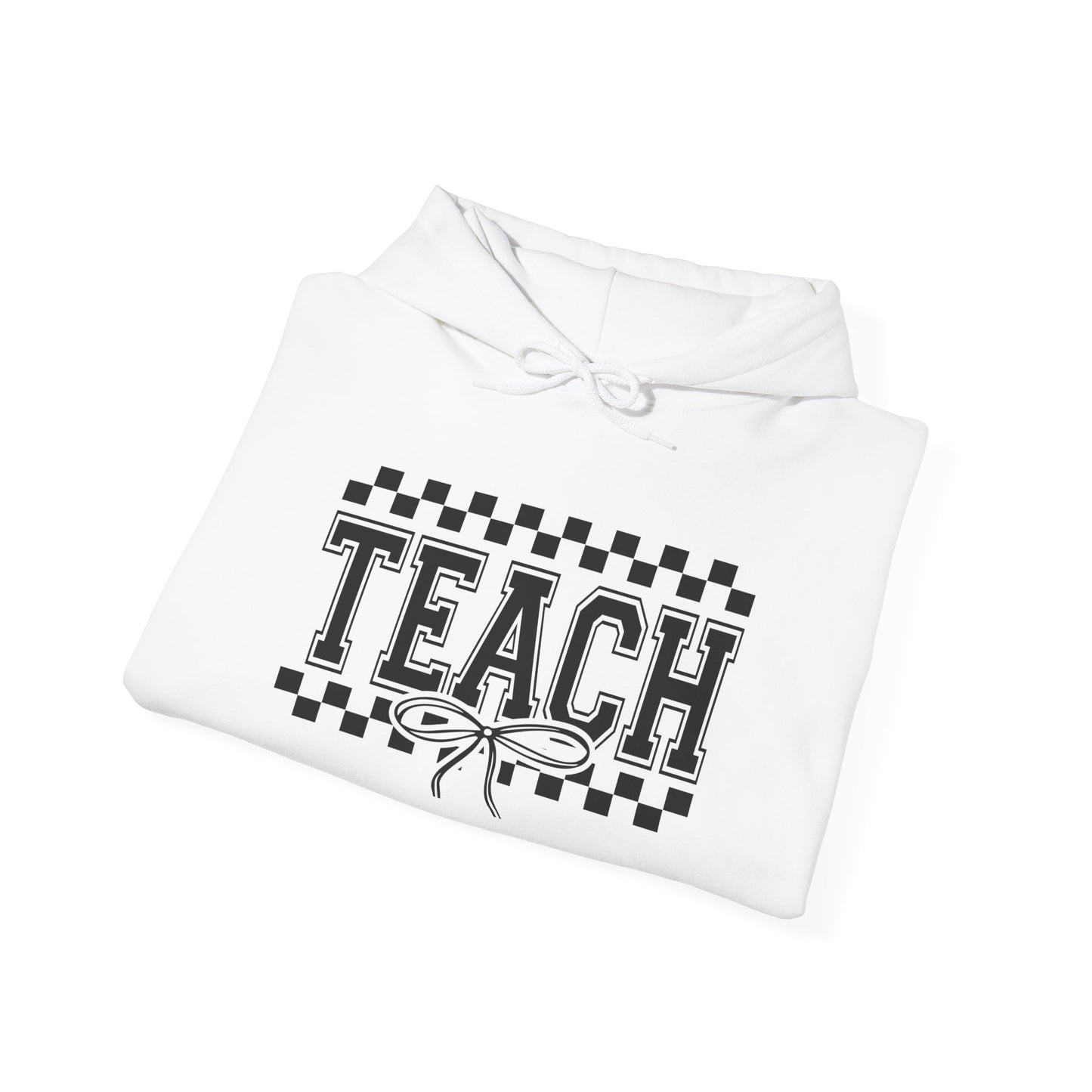 Teach Hoodie Sweatshirt for Educators, Personalized Teacher Gift, Cozy Classroom Wear, Back to School Apparel, Cute Teaching Top