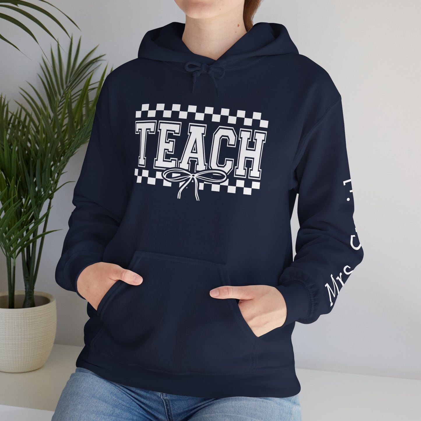 Teachers Hoodie Sweatshirt for Educators, Personalized Teacher Gift, Cozy Classroom Wear, Back to School Apparel, Cute Teaching Top