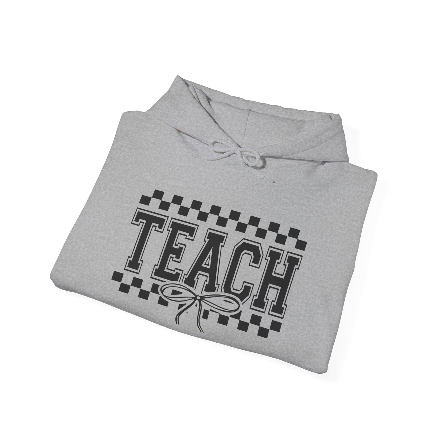 Teach Hoodie Sweatshirt for Educators, Personalized Teacher Gift, Cozy Classroom Wear, Back to School Apparel, Cute Teaching Top