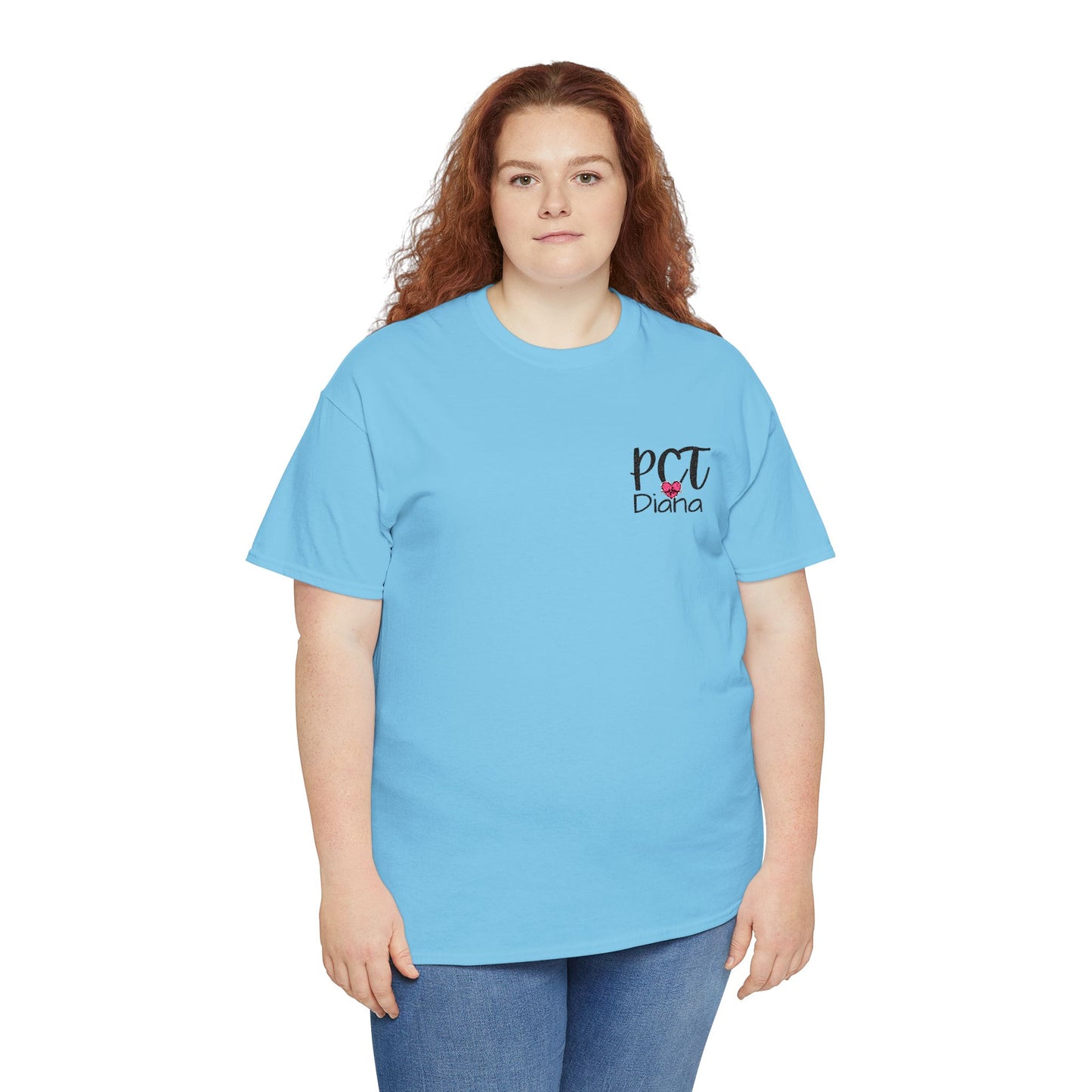 Patient Care Tech Tee - Personalized Unisex Heavy Cotton T-Shirt