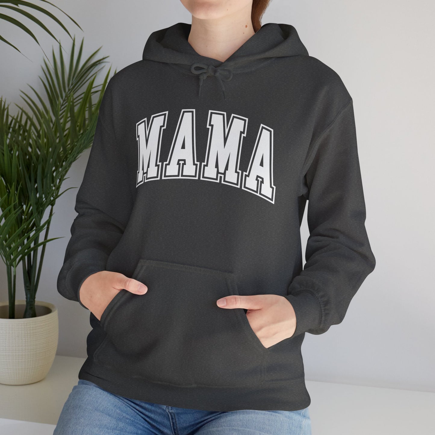"Chic Mama Hooded Sweatshirt – Cozy Hoodie for Moms, New Mom Gift, Mother’s Day Casual Wear, Everyday Mom Style"