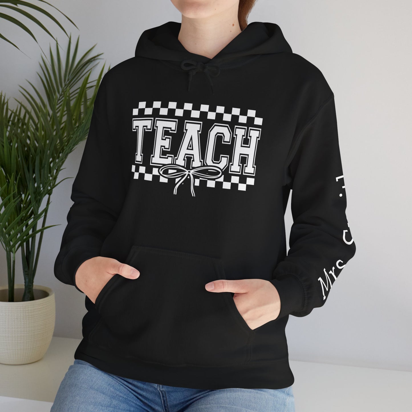 Teachers Hoodie Sweatshirt for Educators, Personalized Teacher Gift, Cozy Classroom Wear, Back to School Apparel, Cute Teaching Top