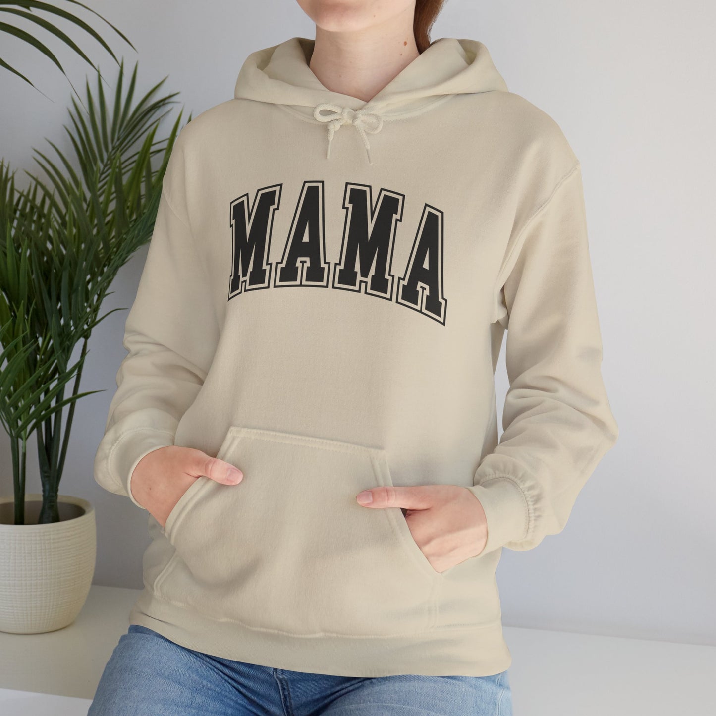 Mama Heavy Blend Hoodie - Cozy Mother's Day Gift, Perfect for Family Gatherings, Birthday, Casual Wear, Mom Life