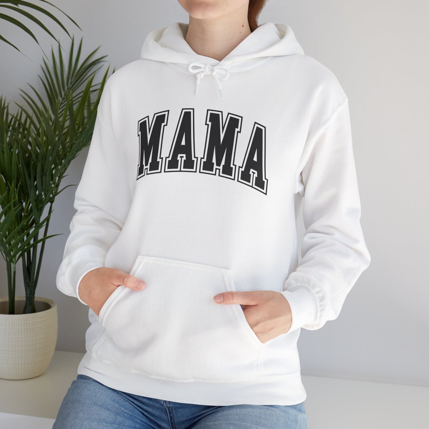 Mama Heavy Blend Hoodie - Cozy Mother's Day Gift, Perfect for Family Gatherings, Birthday, Casual Wear, Mom Life