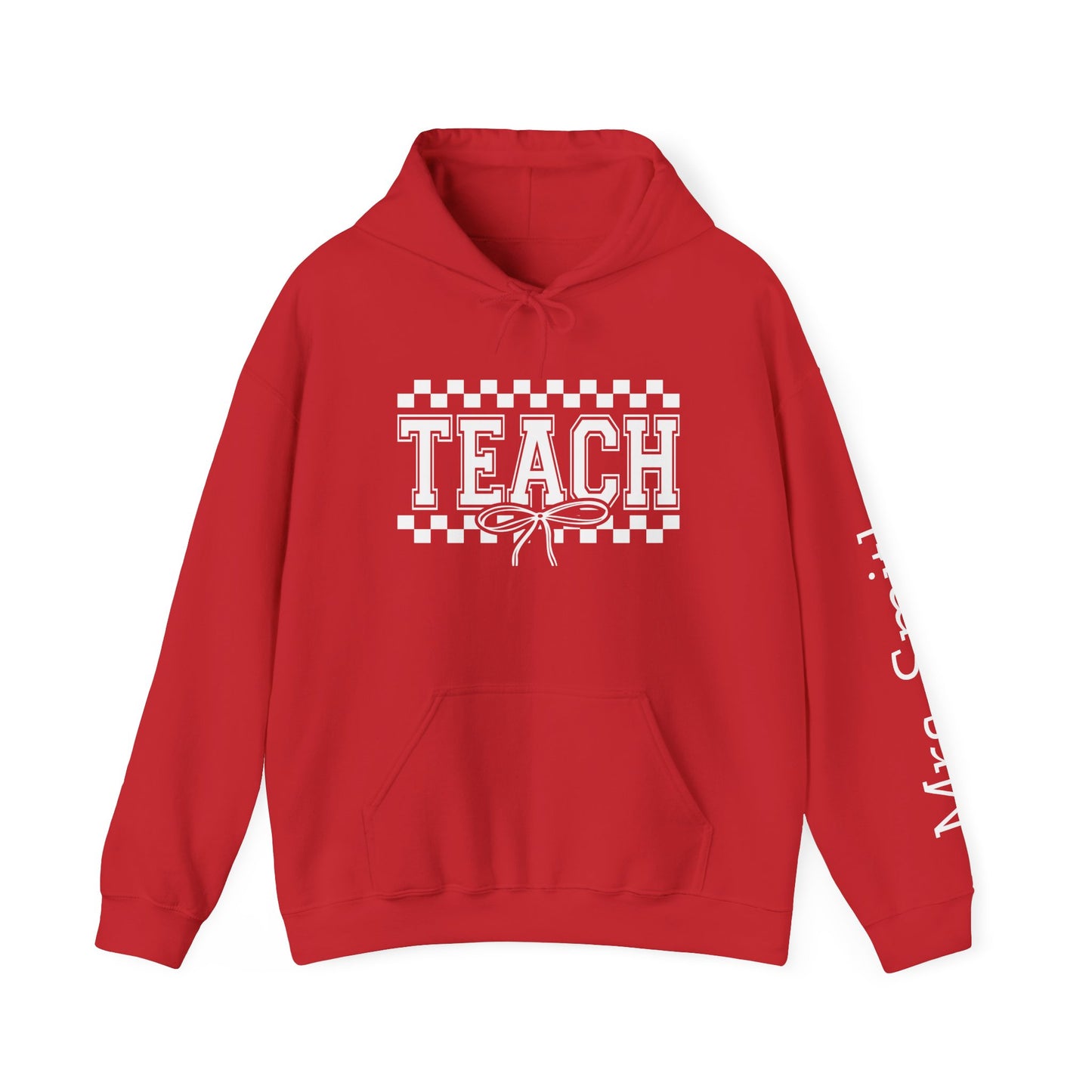 Teachers Hoodie Sweatshirt for Educators, Personalized Teacher Gift, Cozy Classroom Wear, Back to School Apparel, Cute Teaching Top