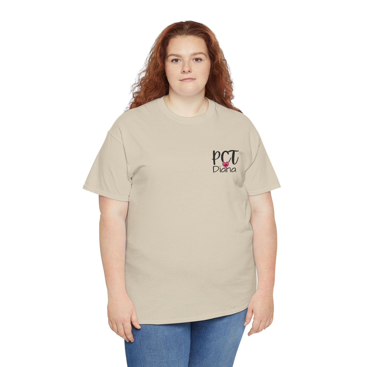 Patient Care Tech Tee - Personalized Unisex Heavy Cotton T-Shirt