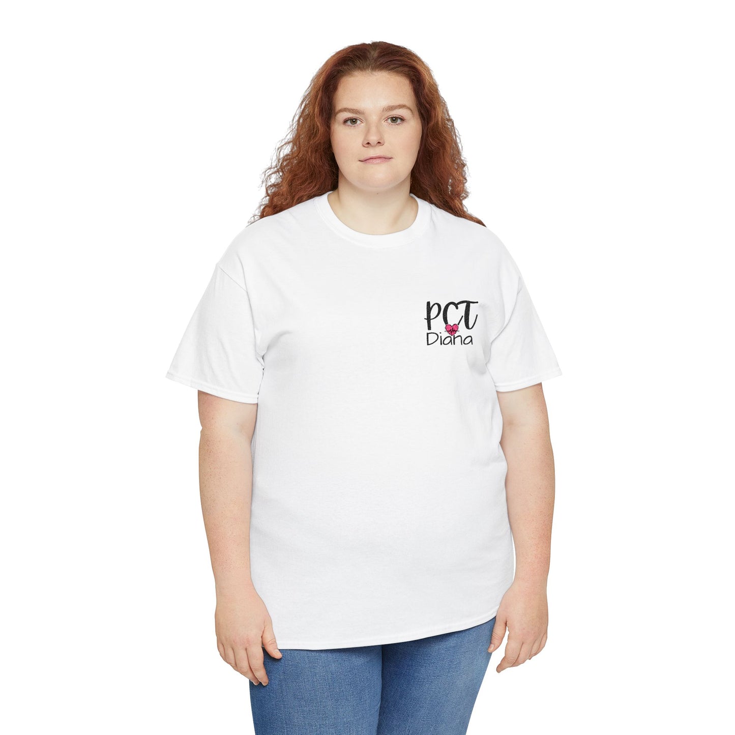 Patient Care Tech Tee - Personalized Unisex Heavy Cotton T-Shirt