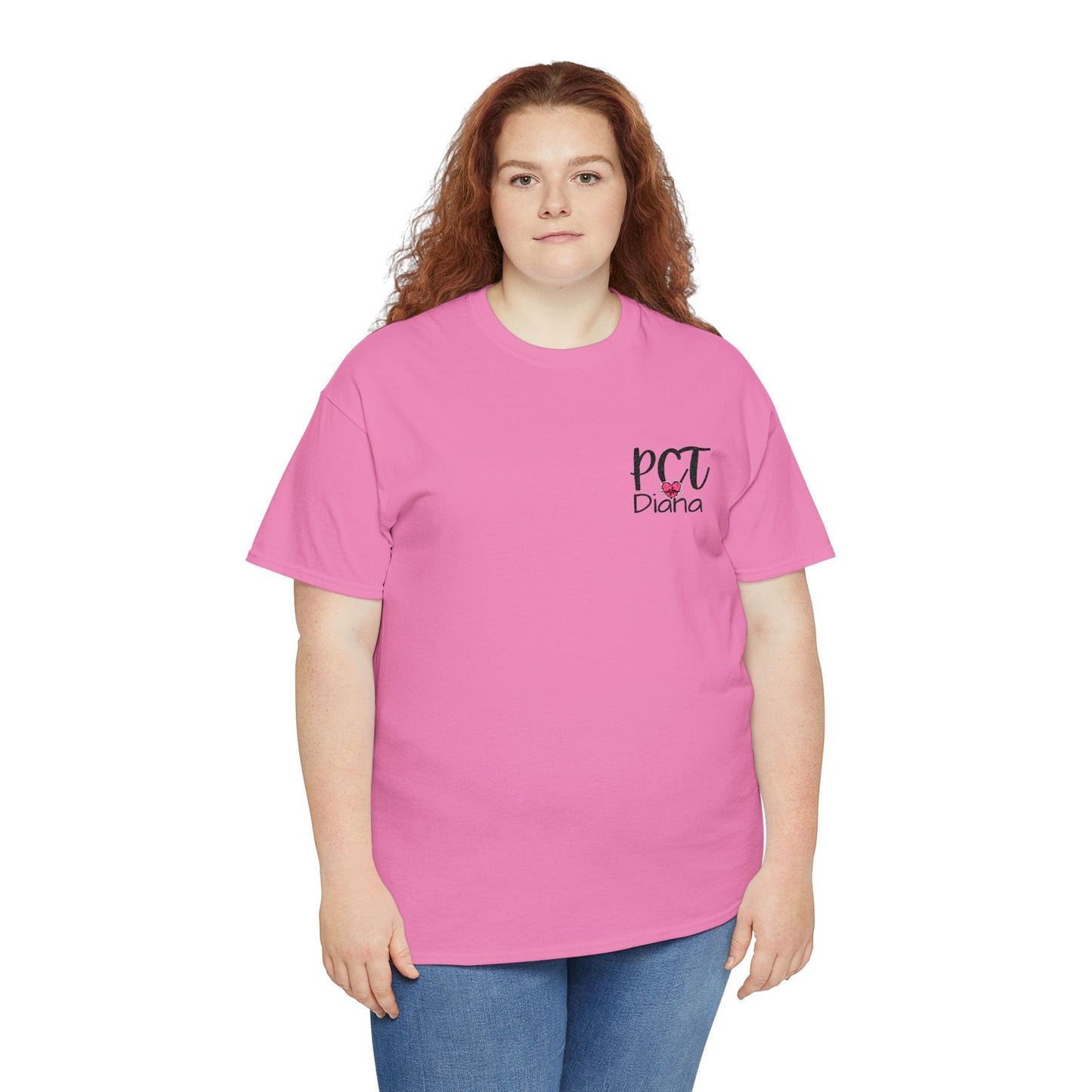Patient Care Tech Tee - Personalized Unisex Heavy Cotton T-Shirt