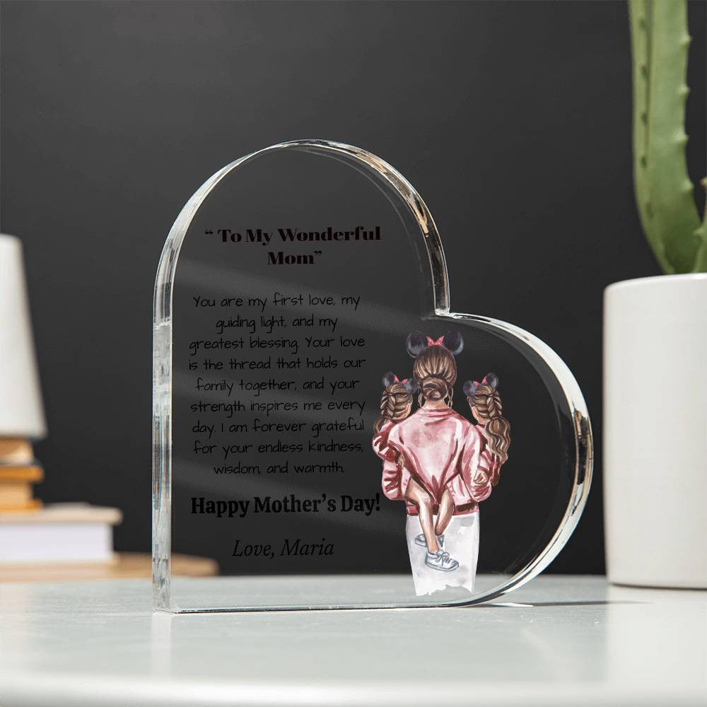 Personalized Acrylic Plaque |Mother Custom Name Sign