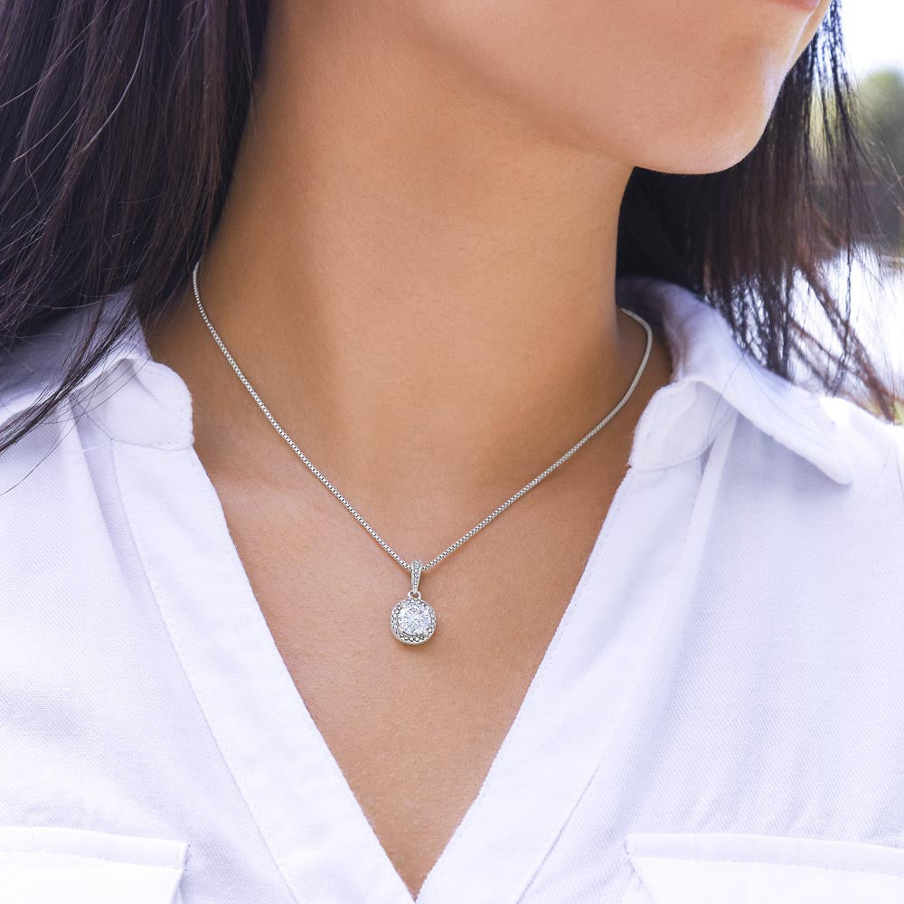 Eternal Hope Necklace | daughter gift | custom Jewelry Box card | daughter birthday gift | custom Jewelry| Mothers day gift.
