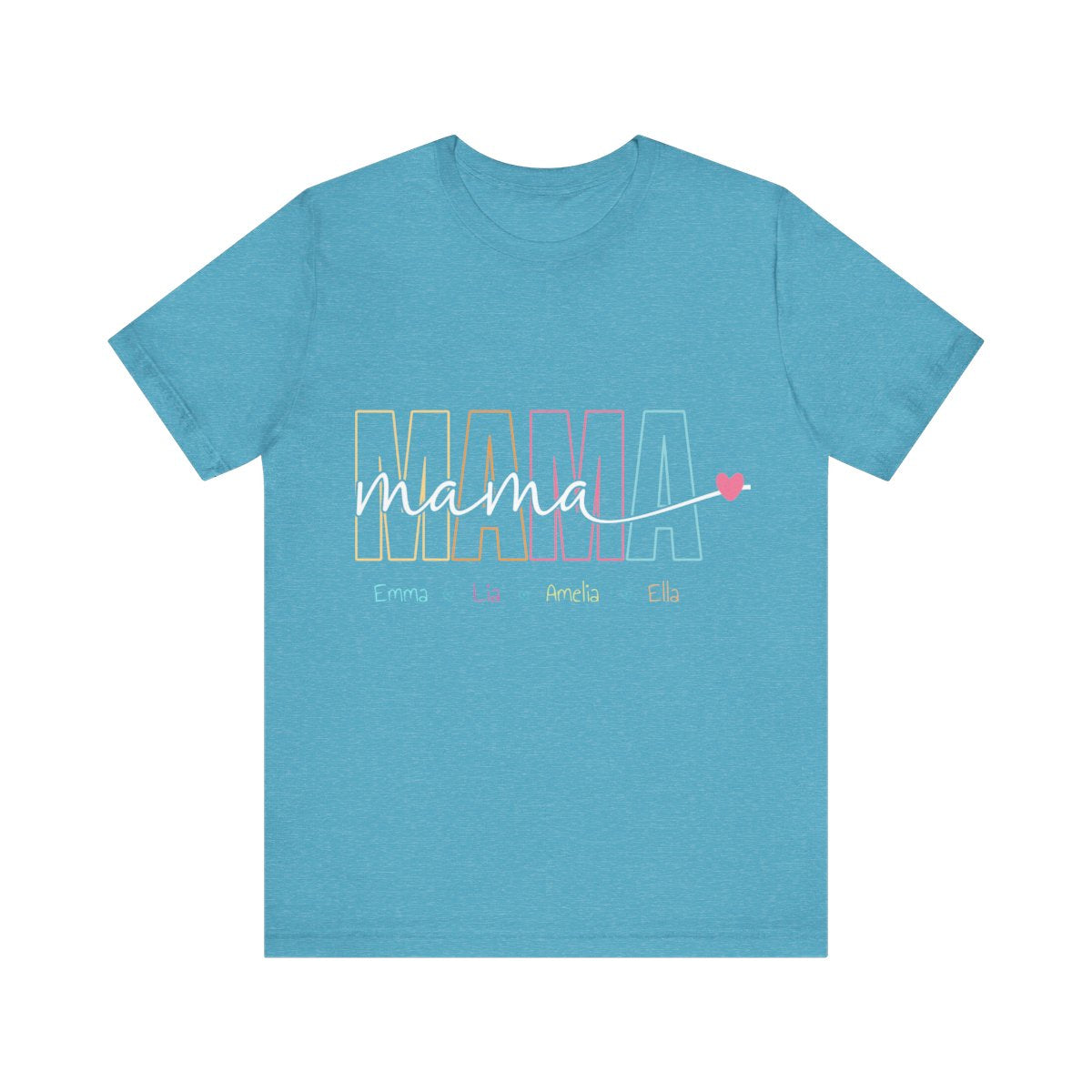 Personalized "Mama" T-Shirt – Custom Name Tee for Moms
