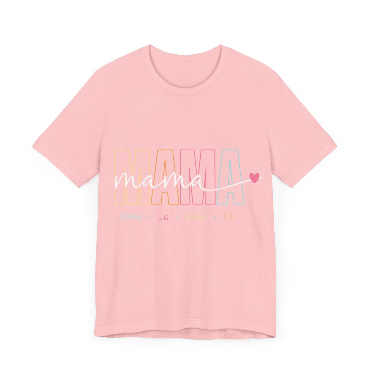 Personalized "Mama" T-Shirt – Custom Name Tee for Moms
