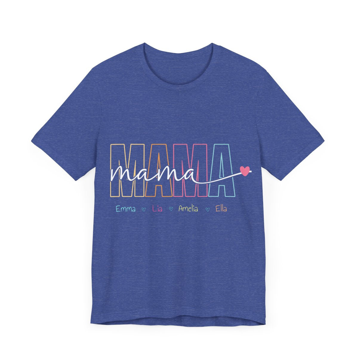 Personalized "Mama" T-Shirt – Custom Name Tee for Moms