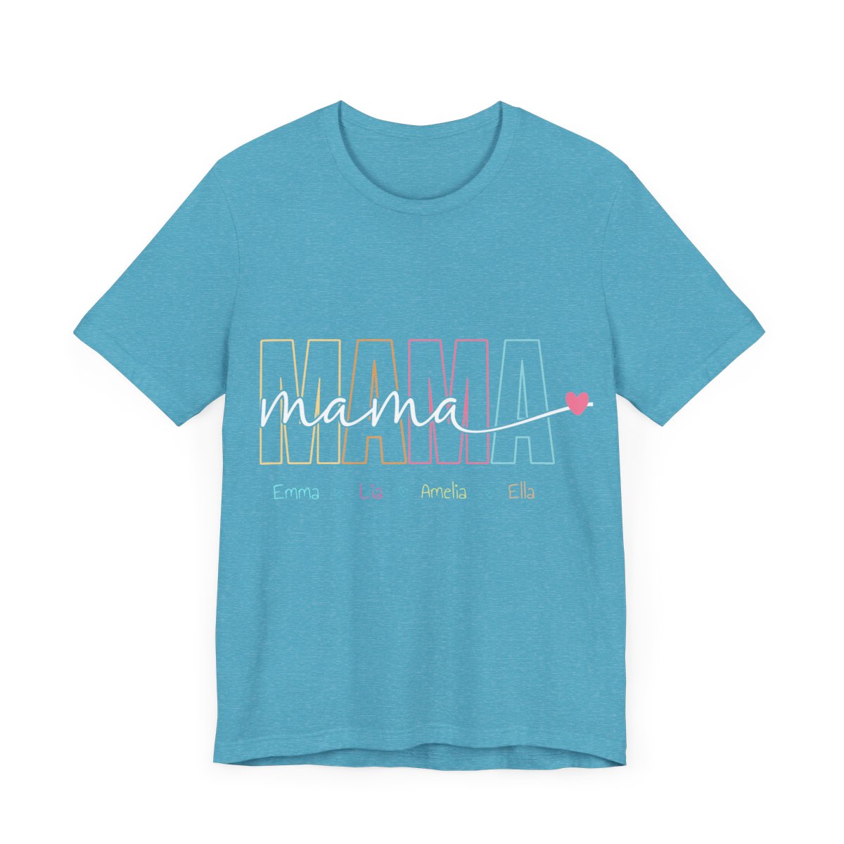 Personalized "Mama" T-Shirt – Custom Name Tee for Moms