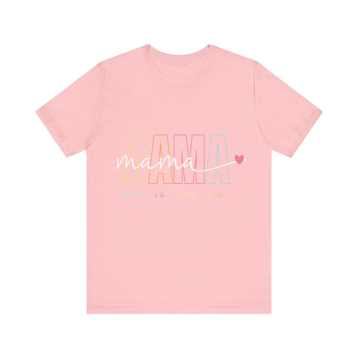Personalized "Mama" T-Shirt – Custom Name Tee for Moms