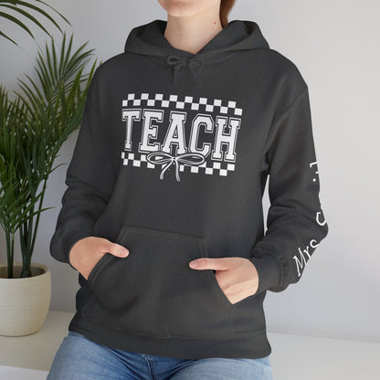 Teachers Hoodie Sweatshirt for Educators, Personalized Teacher Gift, Cozy Classroom Wear, Back to School Apparel, Cute Teaching Top