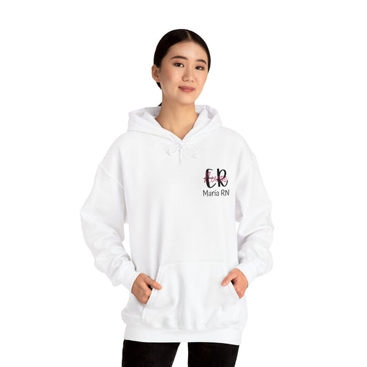 Personalized ER Nurse Hooded Sweatshirt