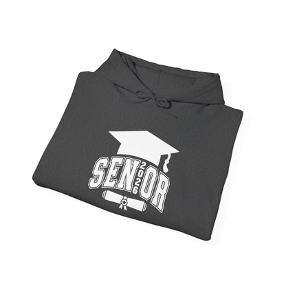 Graduate 2026 Minimal Classic Hoodie Sweatshirt with Custom Name on Sleeve – Personalized Graduation Gift Hoodie for Him or Her