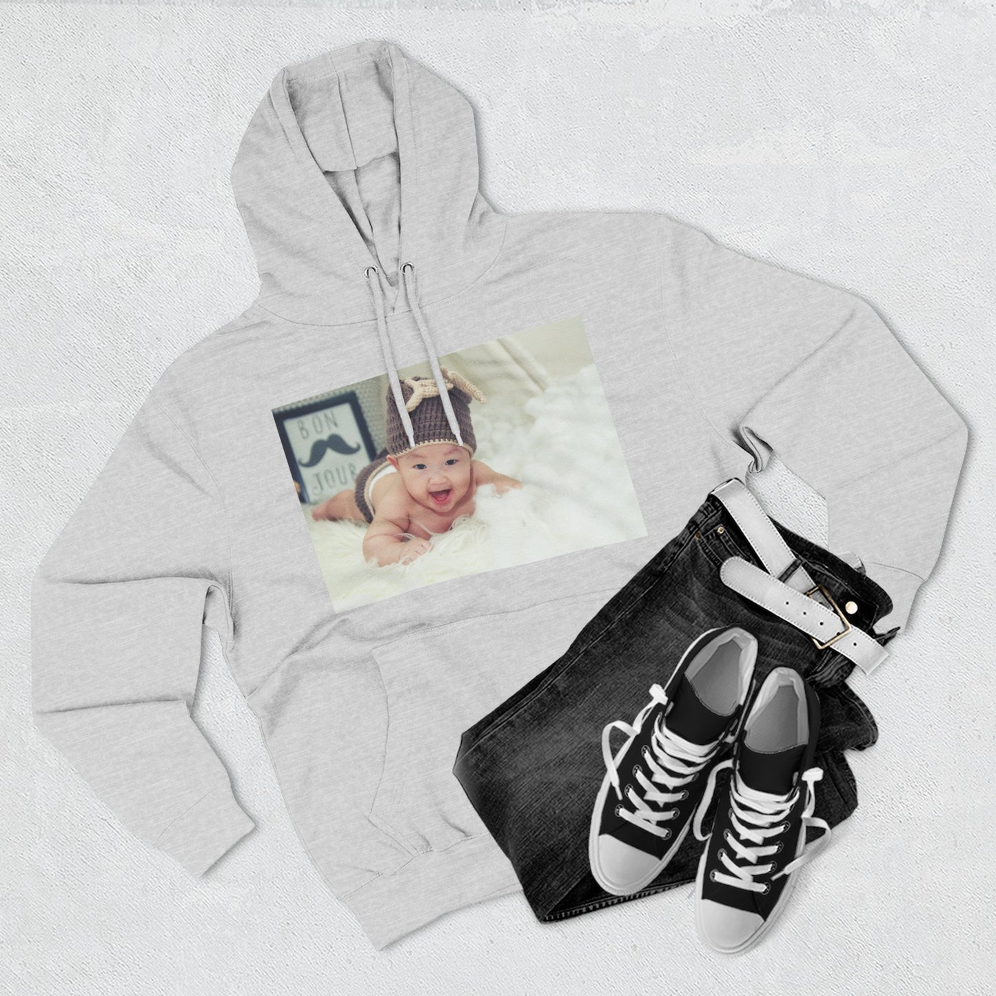“Custom Photo Hoodie – Personalized Picture Upload Sweatshirt Gift for Men & Women”