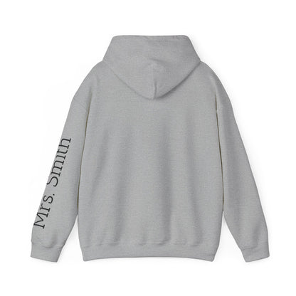 Teach Hoodie Sweatshirt for Educators, Personalized Teacher Gift, Cozy Classroom Wear, Back to School Apparel, Cute Teaching Top