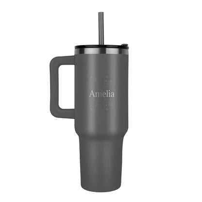 Personalized Pinnacle 40oz Tumbler – Laser Engraved Custom Name Insulated Travel Mug, Gift for Her, Mom, Nurse, Teacher