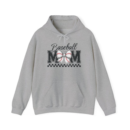 Baseball Mom Hoodie, Unisex Sweatshirt for Sports Moms, Gifts for Baseball Parents, Comfortable Pullover for Game Days, Mother's Day Apparel
