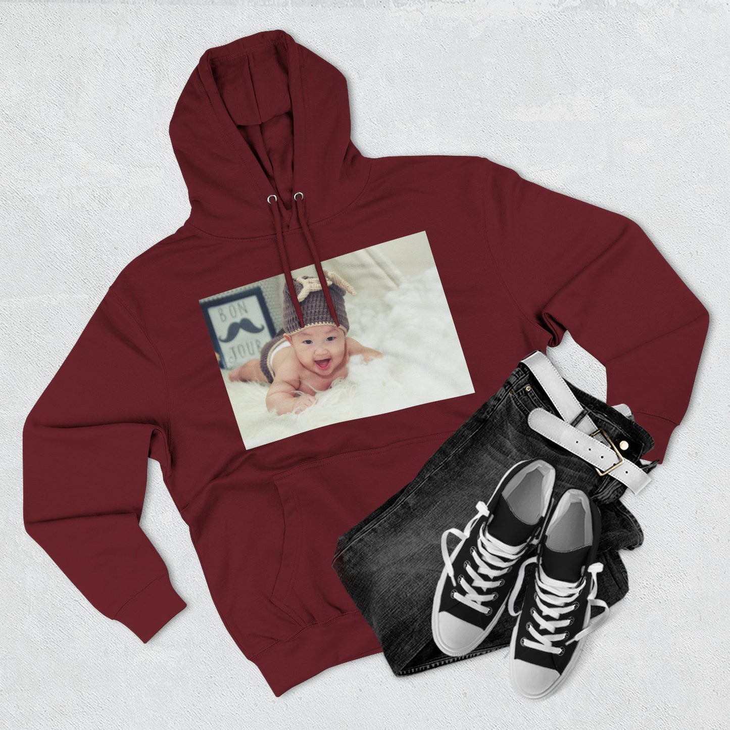 “Custom Photo Hoodie – Personalized Picture Upload Sweatshirt Gift for Men & Women”