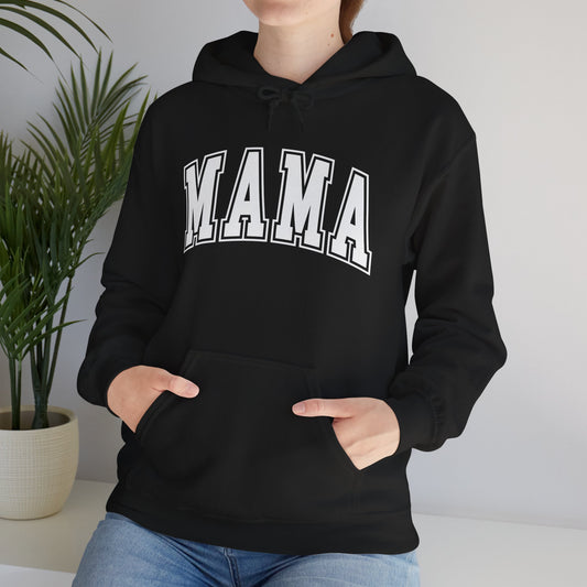 "Chic Mama Hooded Sweatshirt – Cozy Hoodie for Moms, New Mom Gift, Mother’s Day Casual Wear, Everyday Mom Style"