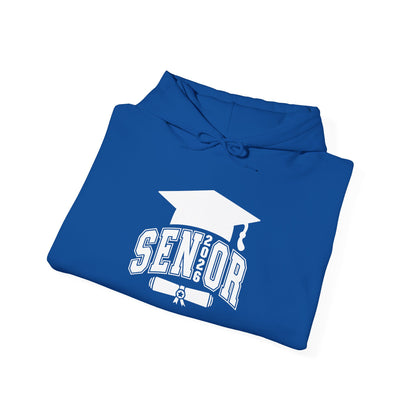 Graduate 2026 Minimal Classic Hoodie Sweatshirt with Custom Name on Sleeve – Personalized Graduation Gift Hoodie for Him or Her