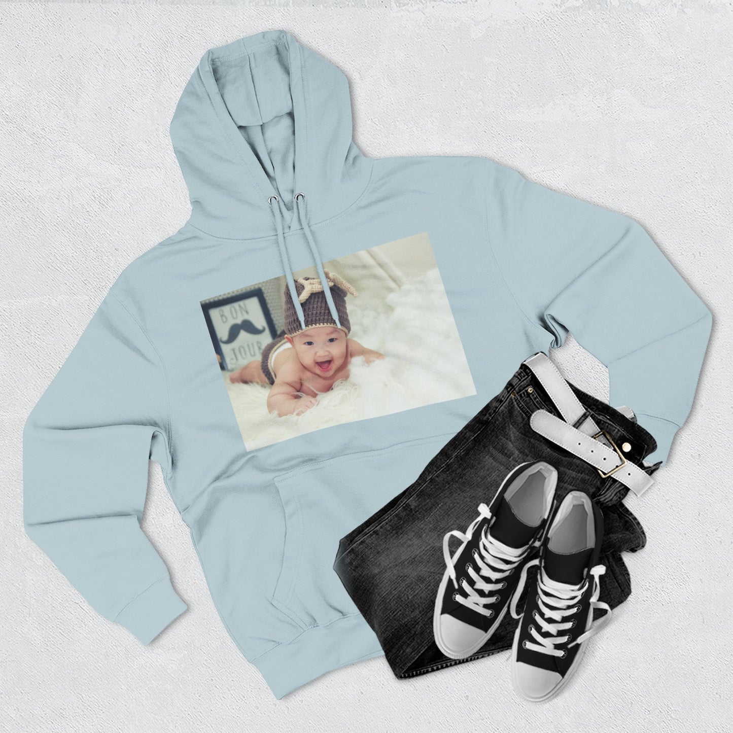“Custom Photo Hoodie – Personalized Picture Upload Sweatshirt Gift for Men & Women”