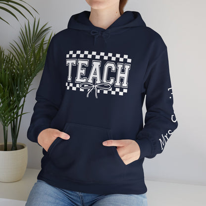 Teachers Hoodie Sweatshirt for Educators, Personalized Teacher Gift, Cozy Classroom Wear, Back to School Apparel, Cute Teaching Top