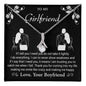 Alluring Beauty Necklace – Yellow or White Gold Pendant | Elegant Gift for Wife, Girlfriend, or Her