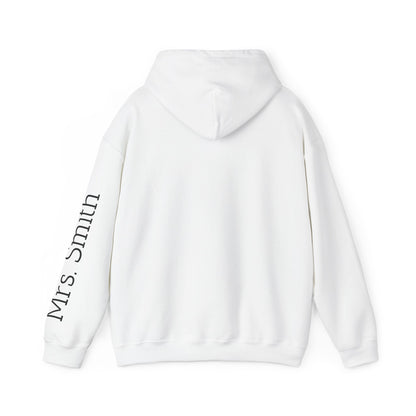 Teach Hoodie Sweatshirt for Educators, Personalized Teacher Gift, Cozy Classroom Wear, Back to School Apparel, Cute Teaching Top