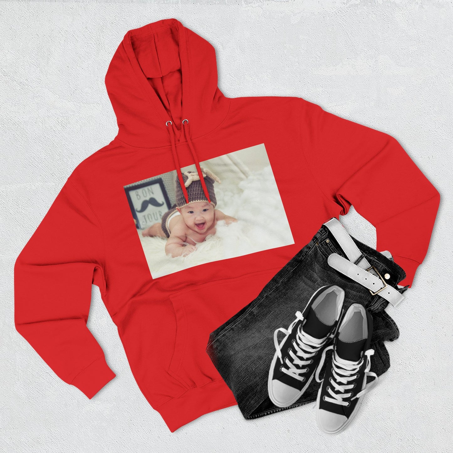 “Custom Photo Hoodie – Personalized Picture Upload Sweatshirt Gift for Men & Women”