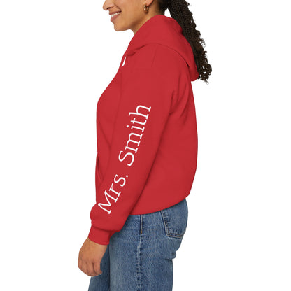 Teachers Hoodie Sweatshirt for Educators, Personalized Teacher Gift, Cozy Classroom Wear, Back to School Apparel, Cute Teaching Top