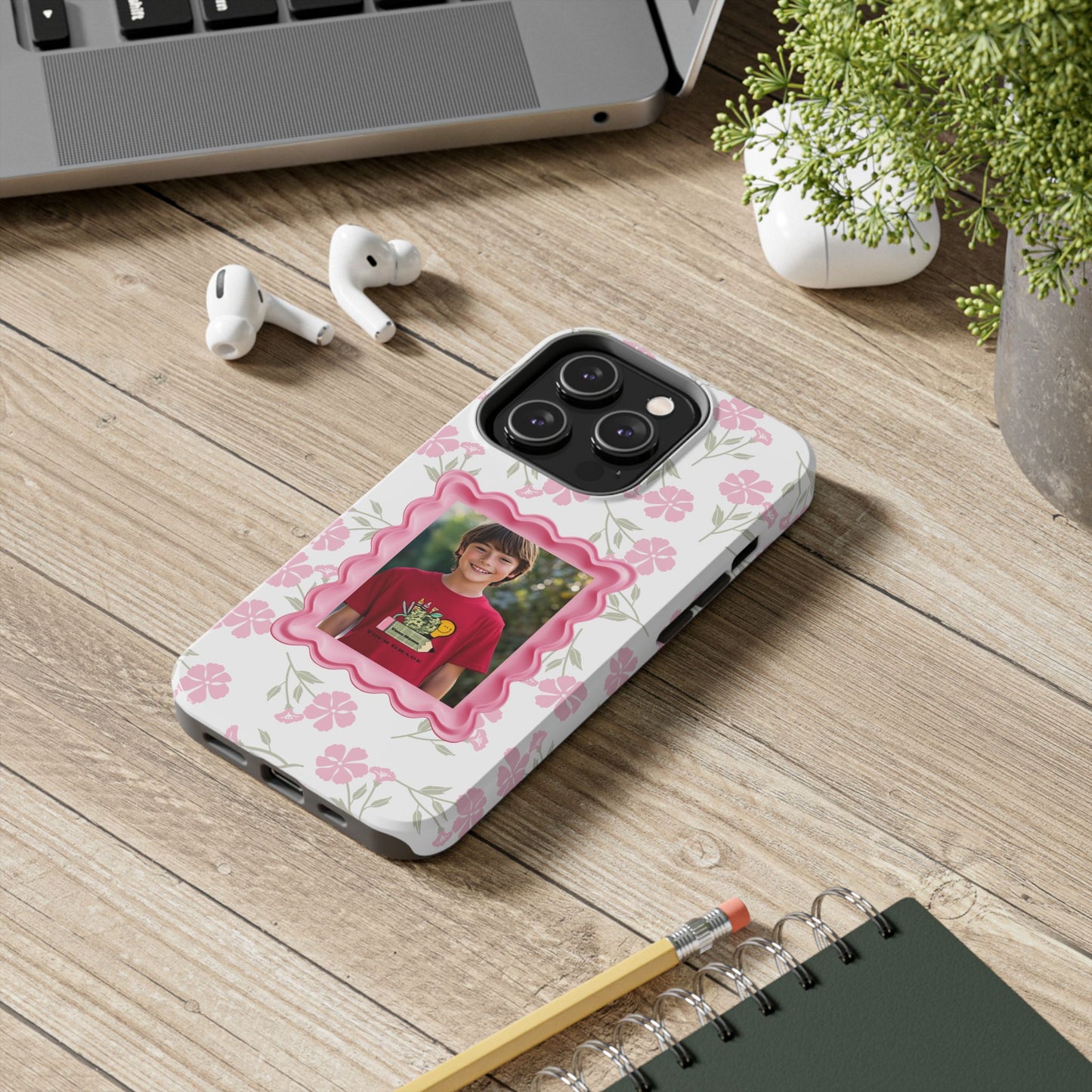 Floral Photo Tough Phone Cases, Personalized Tech Accessories, Unique Gifts for Her, Customized Phone Cover, Mother’s Day Gift, [...]