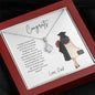 Necklace Graduation Gift for Her – Elegant Yellow or White Gold Necklace for Class of 2026