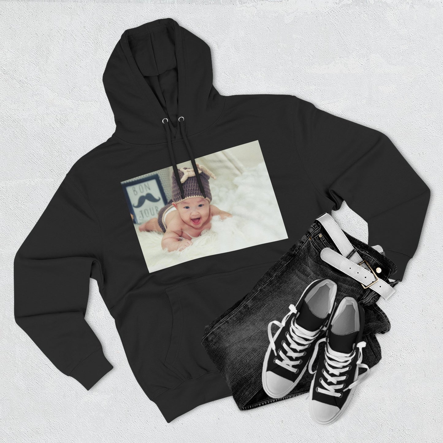 “Custom Photo Hoodie – Personalized Picture Upload Sweatshirt Gift for Men & Women”