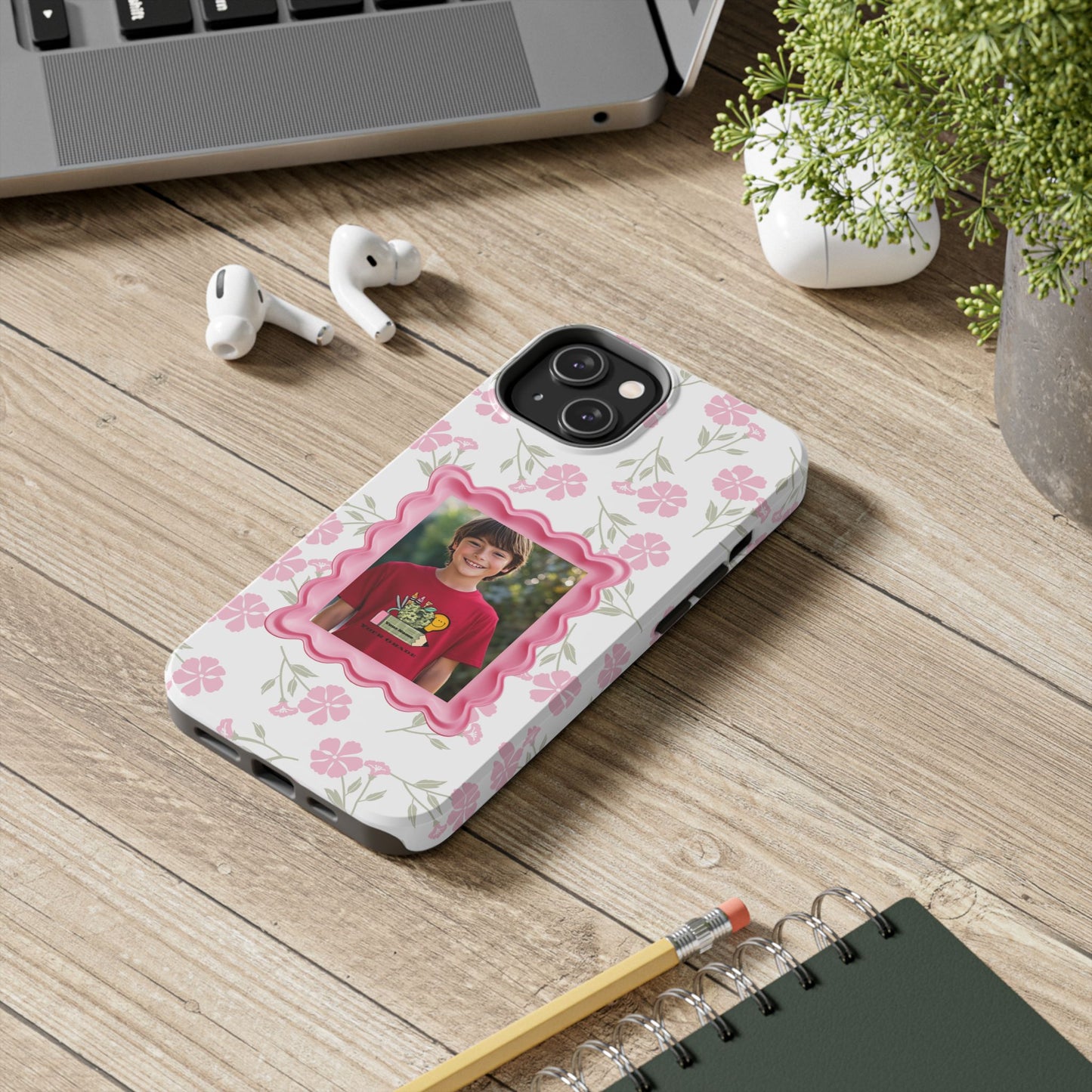 Floral Photo Tough Phone Cases, Personalized Tech Accessories, Unique Gifts for Her, Customized Phone Cover, Mother’s Day Gift, [...]