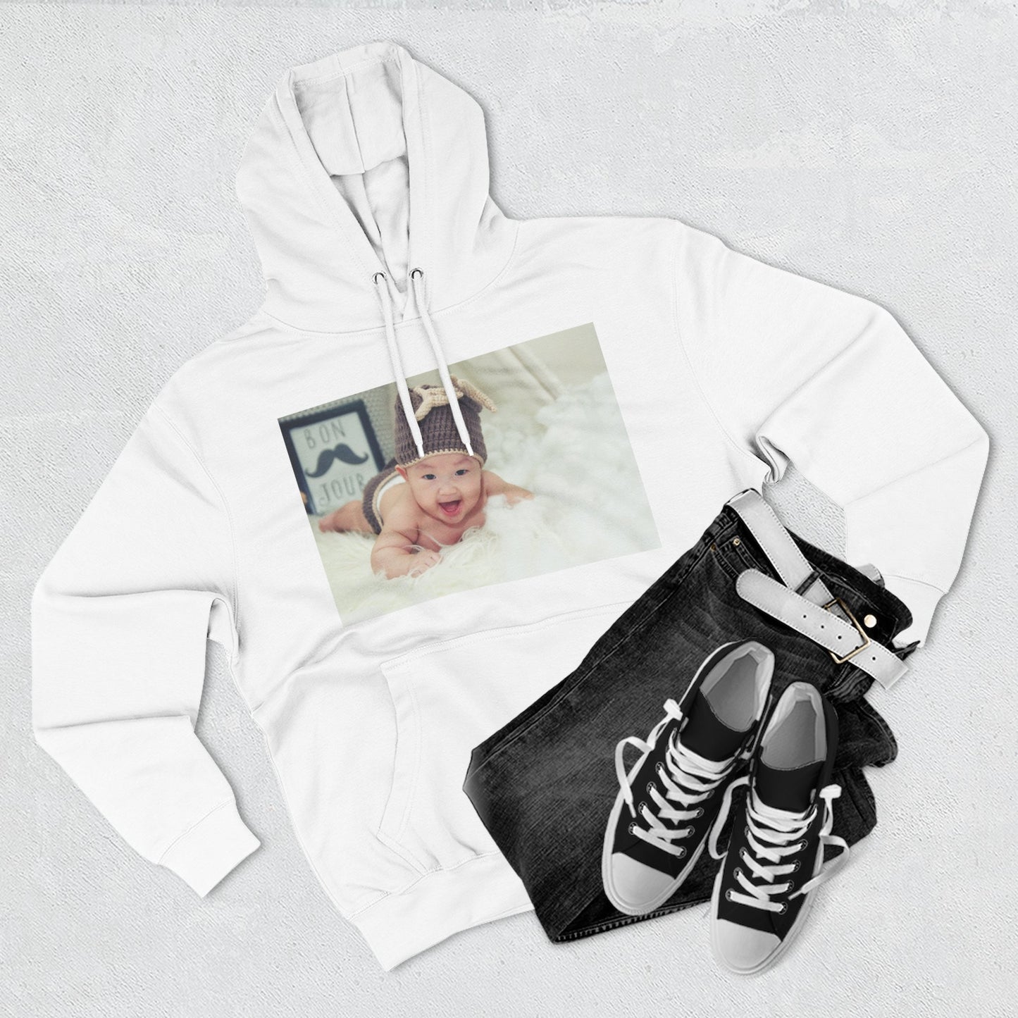 “Custom Photo Hoodie – Personalized Picture Upload Sweatshirt Gift for Men & Women”