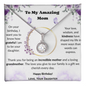 Happy Birthday Mom Necklace from Daughter – Eternal Hope Necklace Birthday Gift